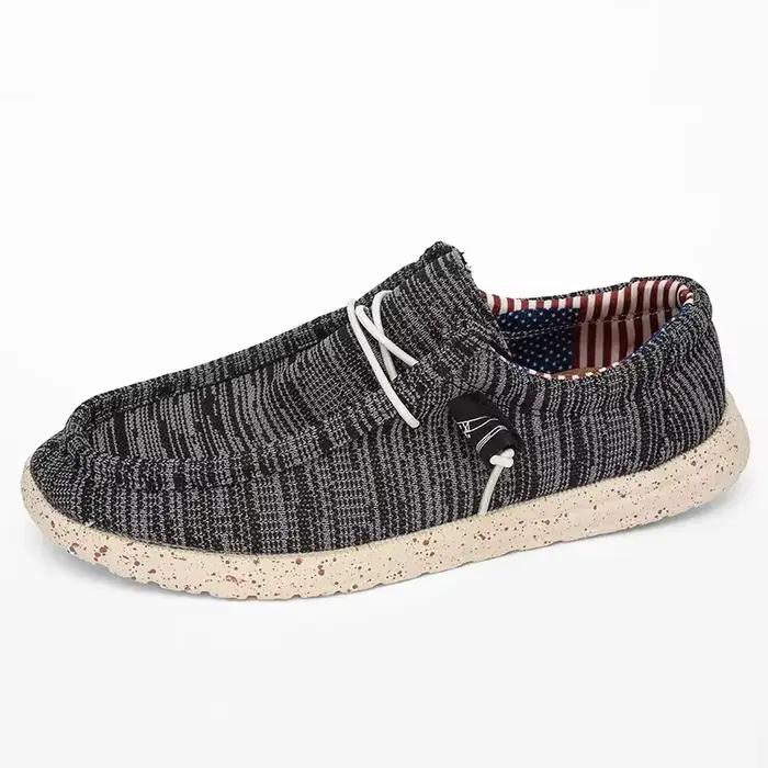 Mocassins bateau respirants pour hommes 2026 – Chaussures décontractées légères en toile à lacets – Zapatos Para Hombre