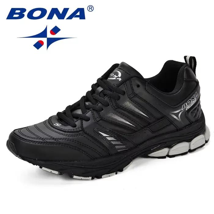 BONA nouveau Design Style hommes chaussures respirant populaire