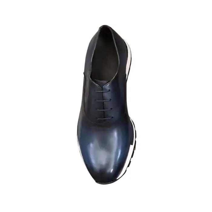 Baskets Mn Oxford en cuir véritable pour homme, style Oxford décontracté, confort et durabilité pour tous les jours et occasions spéciales