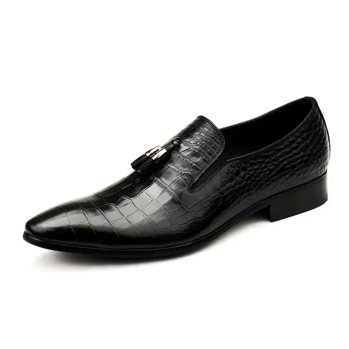 Chaussures en cuir de style européen pour hommes
