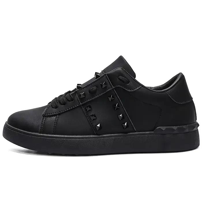 Nouvelles chaussures blanches pour hommes printemps-automne, chaussures plates tendance pour jeunes, chaussures simples pour hommes