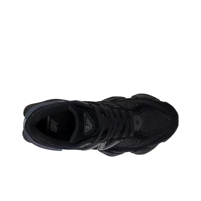 Chaussures New Balance 9060 Triple Black pour Hommes - Design Monochrome - Semelle Amortissante - Style Urbain Élégant