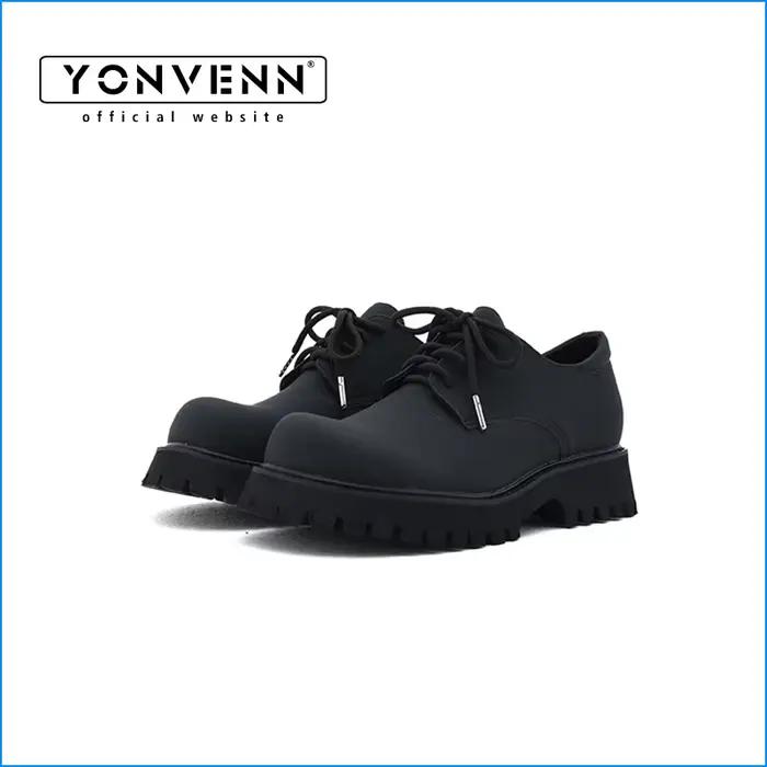 Chaussures derby à bout rond pour hommes
