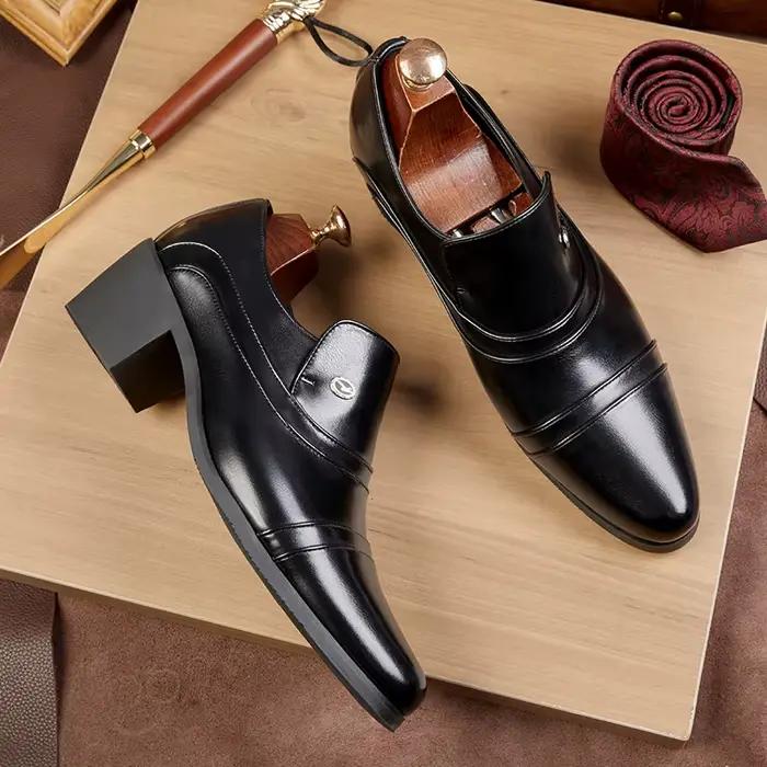 Mocassins de marque européenne en cuir de qualité supérieure pour hommes