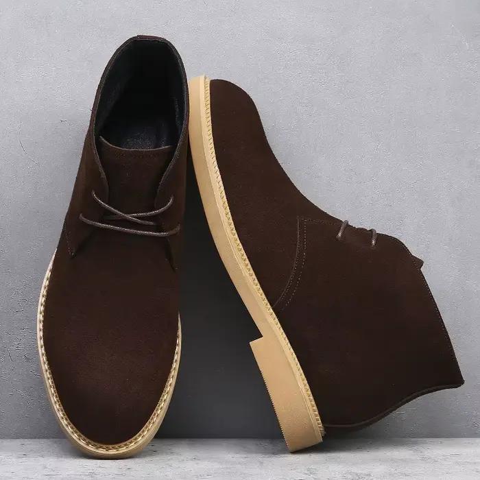 Bottes Chelsea en daim pour hommes bout pointu ajustement parfait confortable pour homme occassions formelles et sociales
