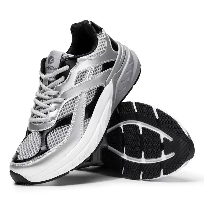 Chaussures de marche pour hommes baskets rétro large largeur