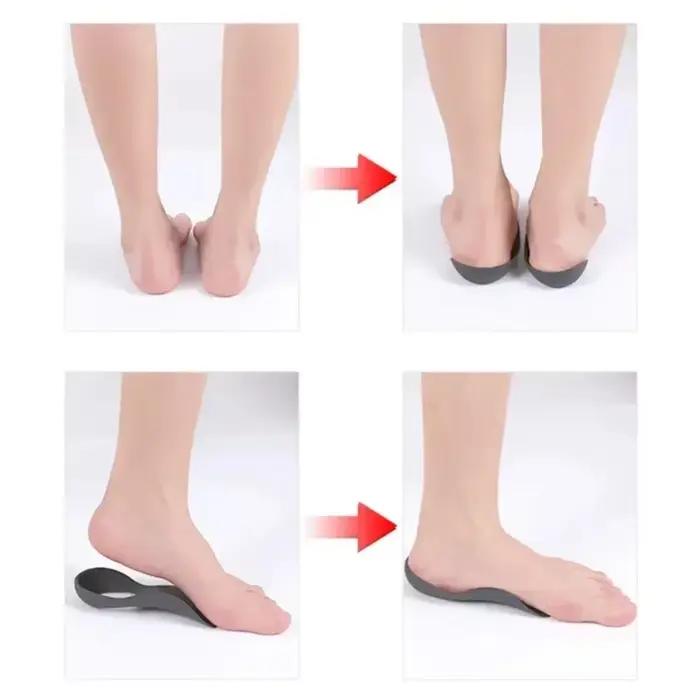 1 paire de semelles orthopédiques pour pieds plats