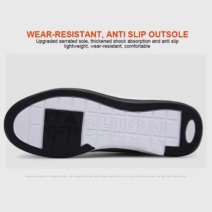 Cuir hommes chaussures Sneaker tendance sport course respirant