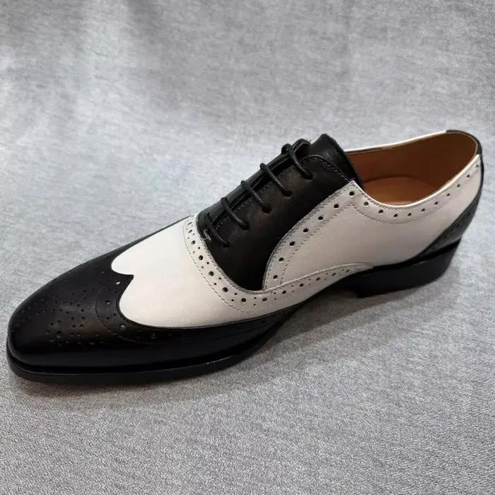 Mocassins en cuir véritable à double sangle de moine pour hommes