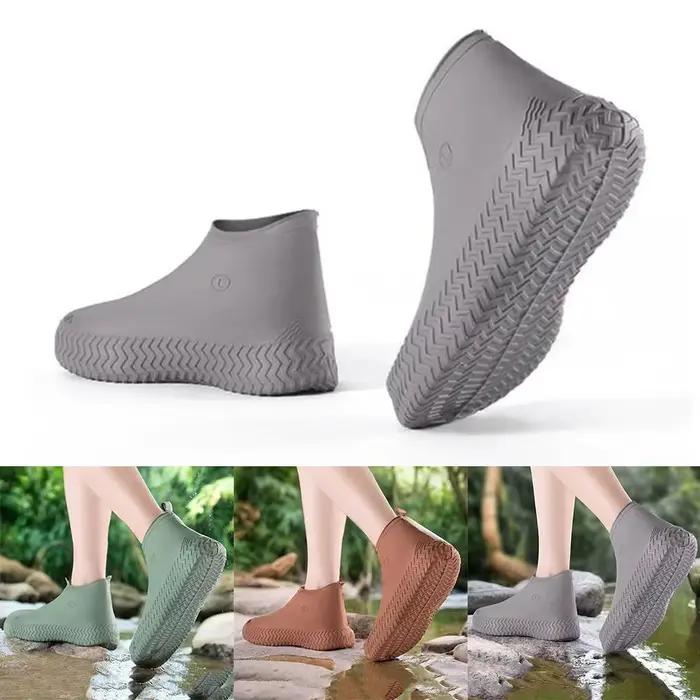 Surchaussures imperméables réutilisables antidérapantes résistantes à l'eau, surchaussures épaisses résistantes à l'usure pour la pluie, utilisation en extérieur