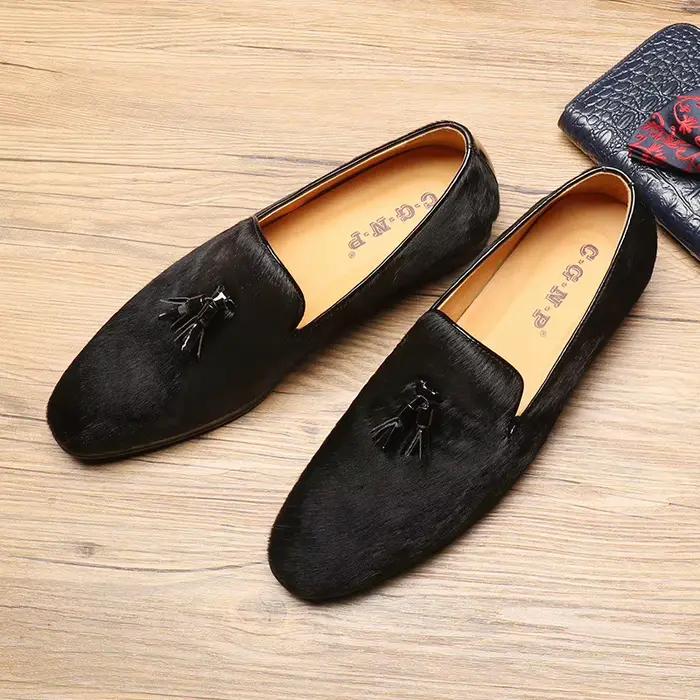 Nouveaux mocassins à pampilles pour hommes