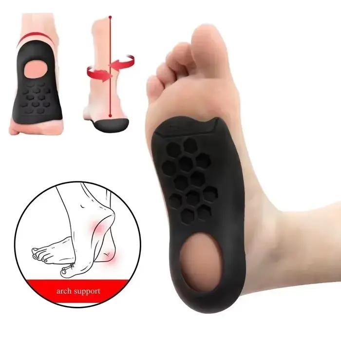 1 paire de semelles orthopédiques pour pieds plats