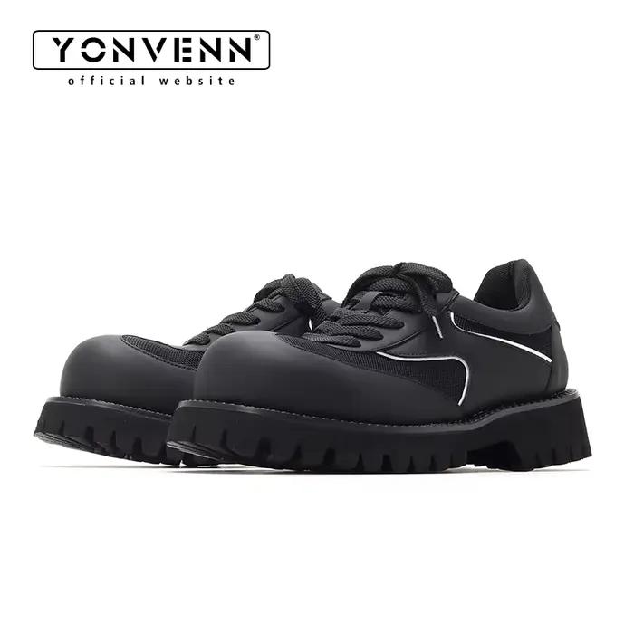 Chaussures de sport en cuir pour hommes