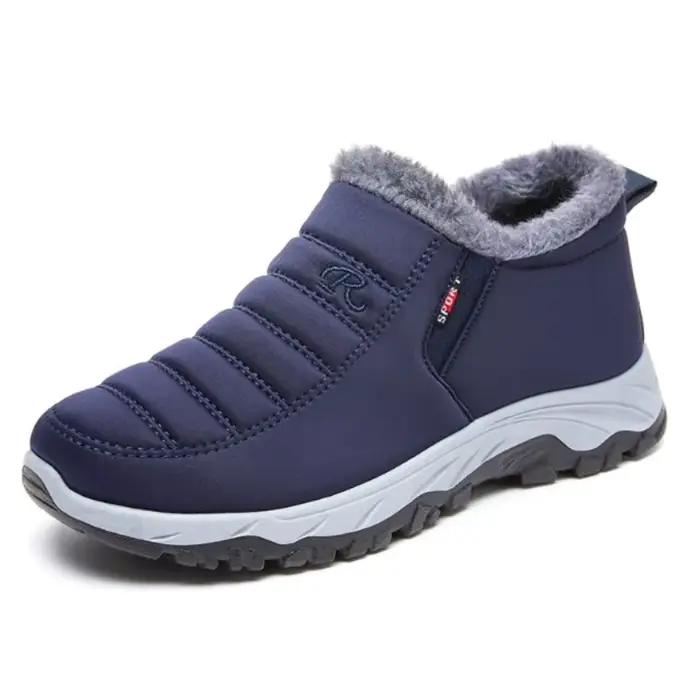  Chaussures pour hommes automne hiver décontracté coton chaud résistant à l'usure semelle épaisse abordable livraison