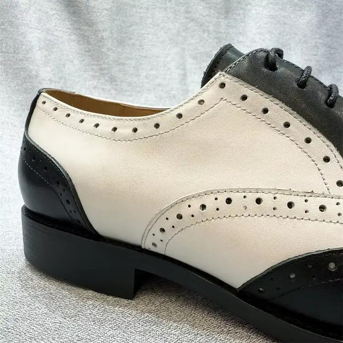 Mocassins en cuir véritable à double sangle de moine pour hommes