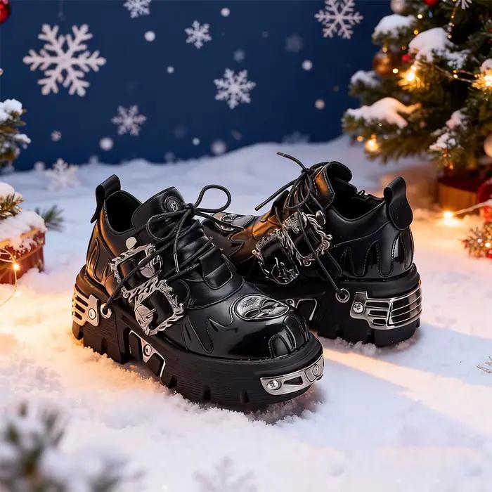Chaussures de Couple Rock Vintage pour hommes et femmes