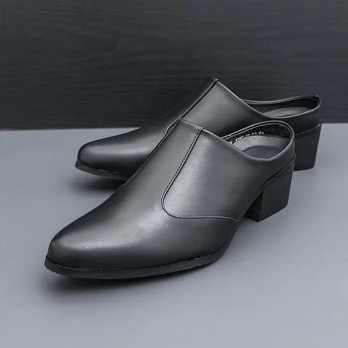 Chaussures de travail d'affaires pointues pour hommes