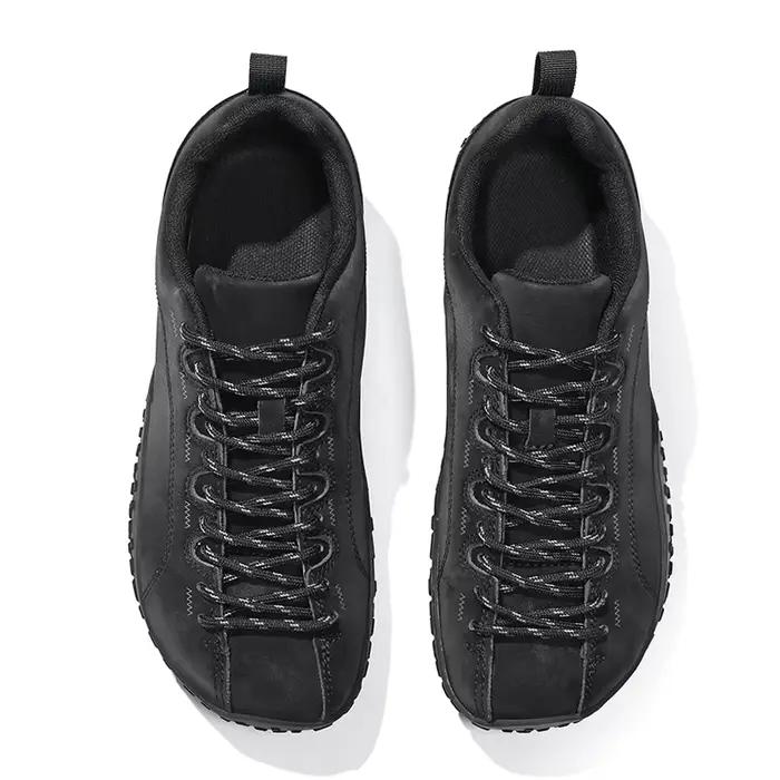 Chaussures de sport décontractées pour hommes avec coutures en cuir améliorées