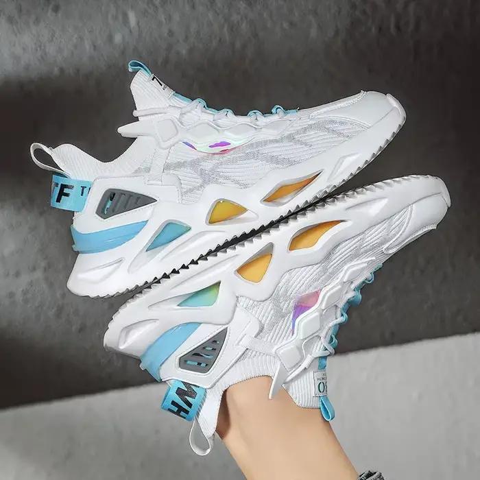Chaussures de course pour hommes printemps offre spéciale de la saison à la mode respirant coupe basse à lacets