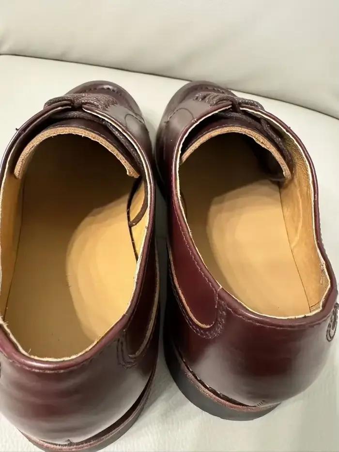 Chaussures Vintage en Cuir de Vache pour Homme