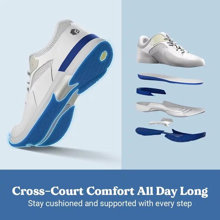 FitVille-Chaussures de tennis coordonnantes pour hommes