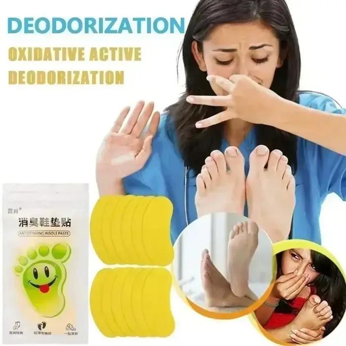 Autocollants désodorisants pour chaussures absorbant la transpiration réduisant les odeurs de pieds semelle intérieure fraîche parfumée occasionnels usage quotidien randonnée travail