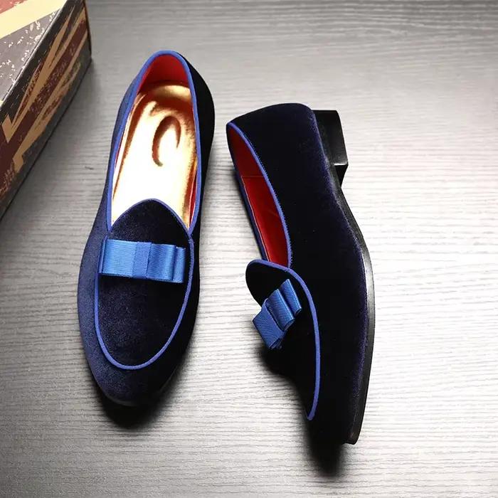 Mocassins en cuir suédé pour hommes