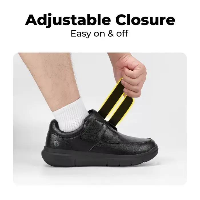 Fitville chaussures d'affaires en cuir pour hommes