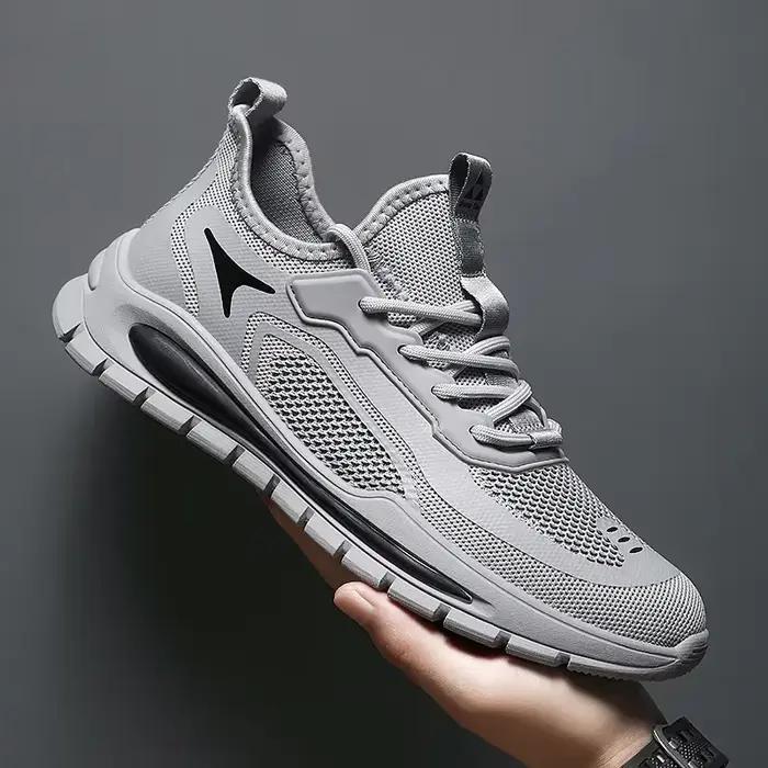 Chaussures de sport pour homme style coréen respirant confortable semelle épaisse couleurs mélangées pour printemps automne occasions quotidiennes sportives