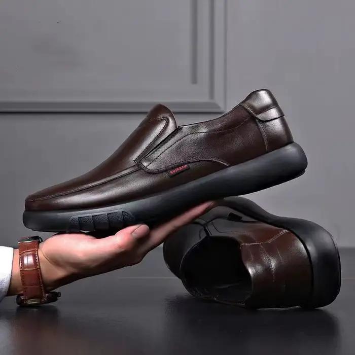 Mocassins souples en cuir PU pour hommes