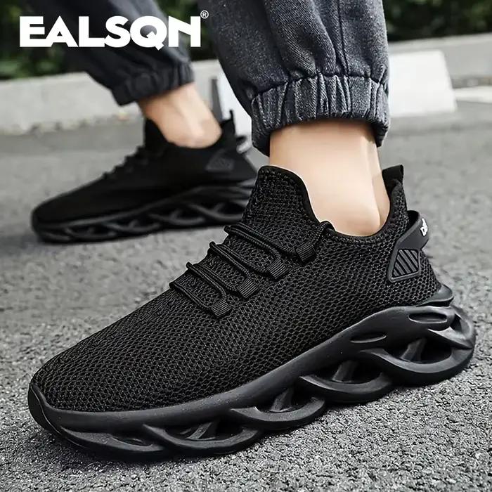 Hommes sport course noir Jogging chaussures espadrilles décontractées marron extérieur respirant maille femmes léger