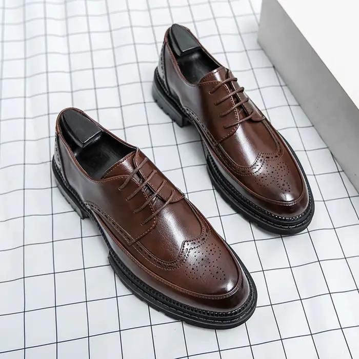 Hommes chaussures en cuir marque italienne