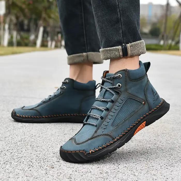Bottes en cuir pour hommes