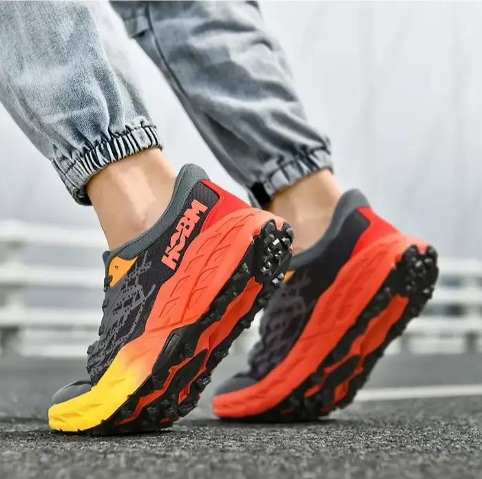 Chaussures de course légères GPBD pour hommes couleurs vives et audacieuses pour activités sportives et entraînements en plein air