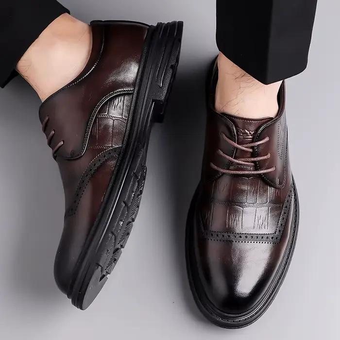 Chaussures habillées d'affaires pour hommes de marque haut de gamme