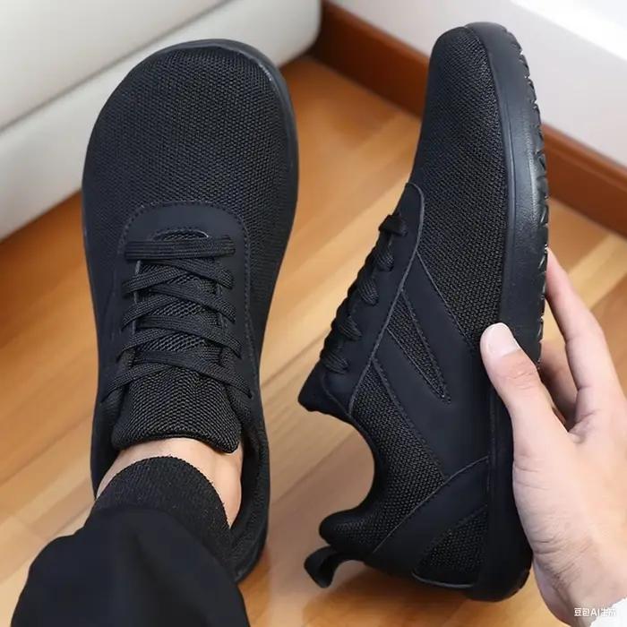 Chaussures pieds nus en maille baskets minimalistes à bout large pour hommes chaussures décontractées légères et respirantes chaussures de course de créateur espadrilles décontractées
