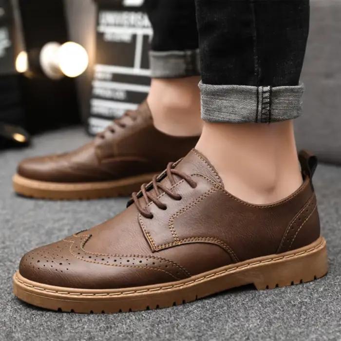 2025 nouveaux hommes Oxford chaussures de luxe de haute qualité richelieu