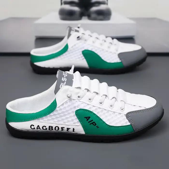 Baotou demi-haut chaussures hommes 2025 été nouveau Style maille respirant une étape
