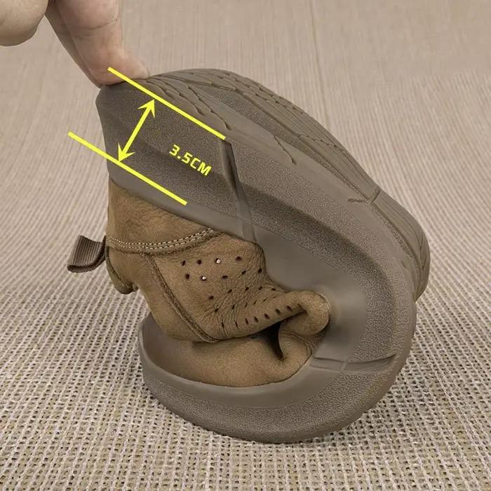 Chaussures en cuir givré pour hommes