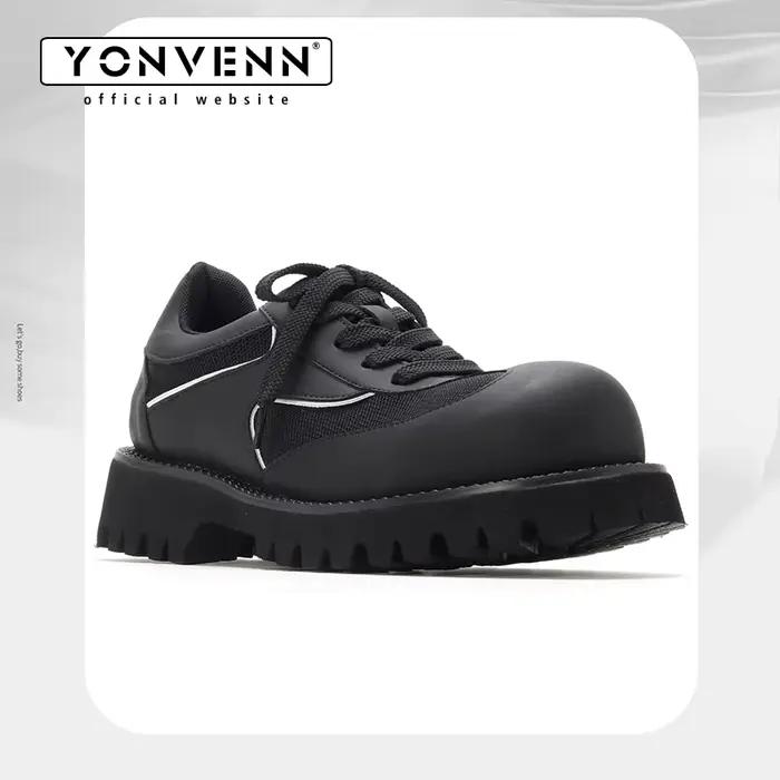 Chaussures de sport en cuir pour hommes