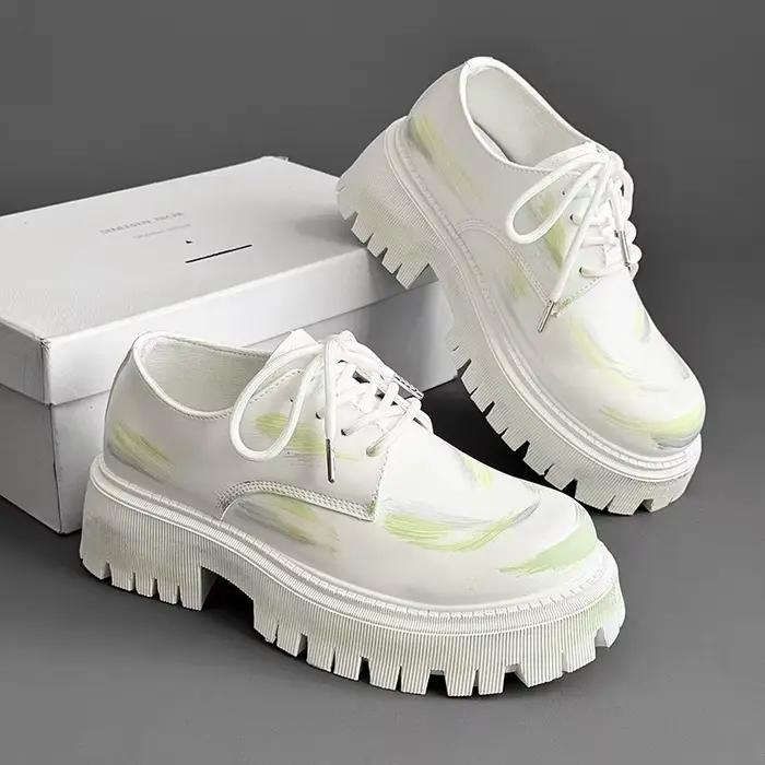 Chaussures Derby homme semelle épaisse imperméable et respirante pour toutes occasions polyvalentes