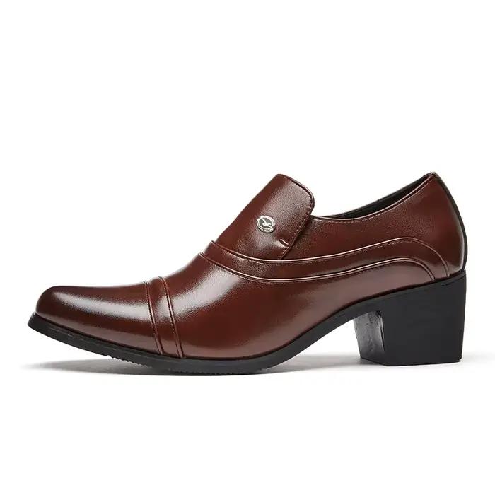 Mocassins de marque européenne en cuir de qualité supérieure pour hommes