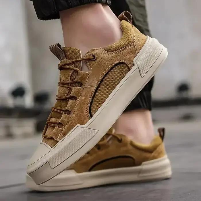 Tendance hommes chaussures en cuir décontractées 2023 nouvelles