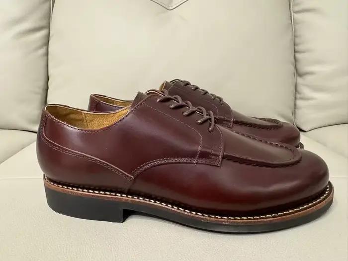 Chaussures Vintage en Cuir de Vache pour Homme