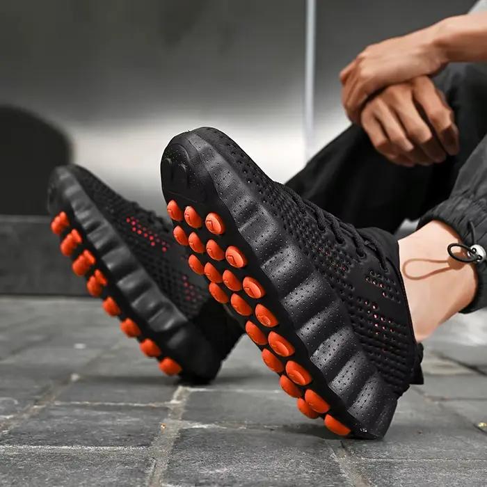 Chaussures décontractées homme semelle épaisse respirantes baskets mode été pour hommes occassions spéciales confort et durabilité