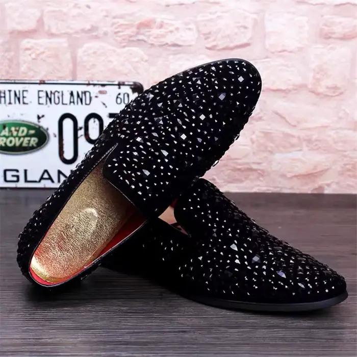 Mocassins en cuir suédé avec biscuits pour hommes, mocassins de mariage, chaussures décontractées pour hommes, appartements de conduite confortables, légers et à la mode