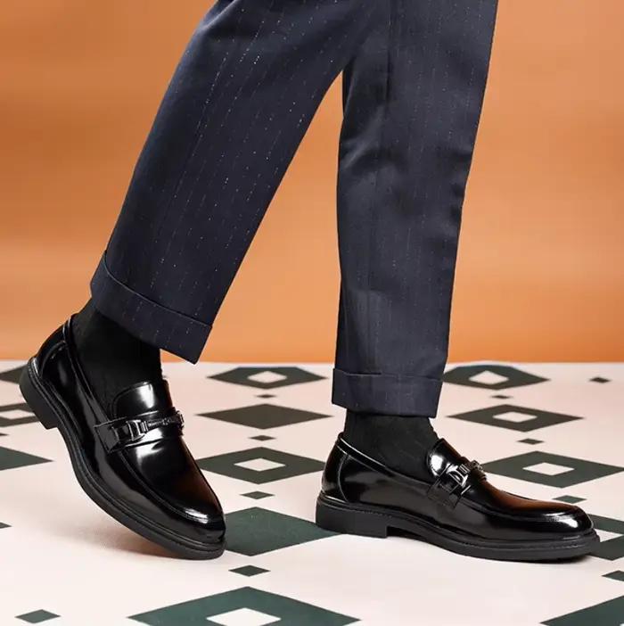 Cuir haut de gamme chaussures décontractées d'affaires homme