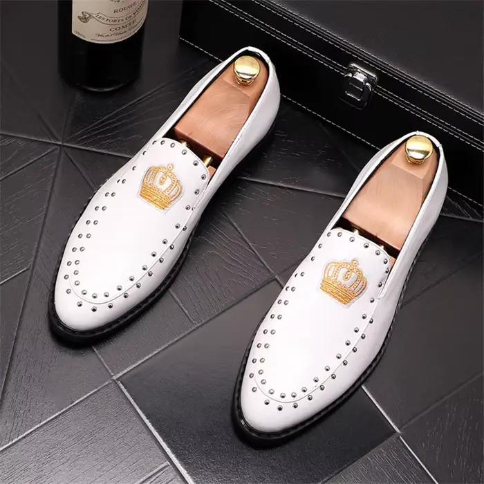 Mocassins en cuir pour hommes