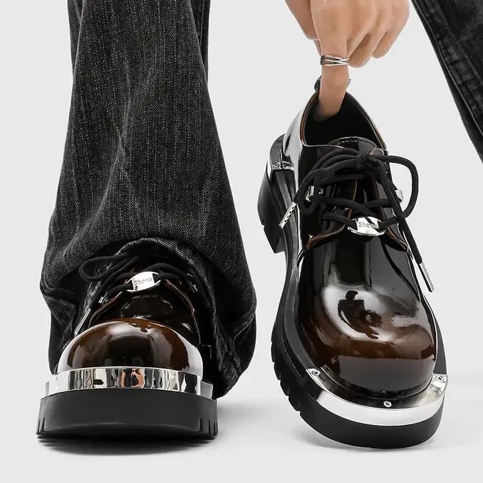 Chaussures pour hommes de haute qualité Style britannique rétro Derby