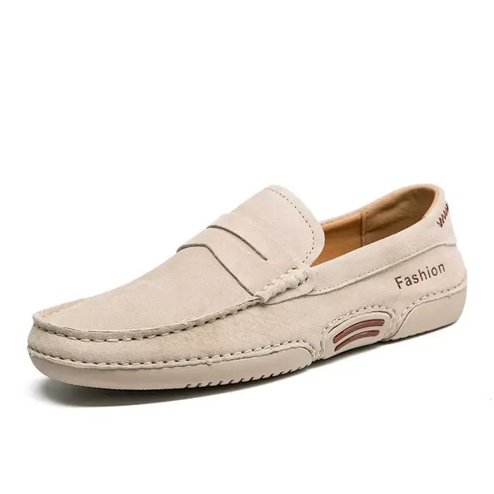 Mocassins en cuir faits à la main pour hommes